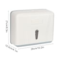 Miniatyrbilde 1 av 2: Baderomsvevholder, toalettpapirholder, oppbevaringsstativ, ABS, hvit