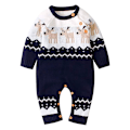 Miniatyrbillede 1 af 6: Baby Julerensdyr Trøje Toddler Reindeer Outfit Langærmet Tøj