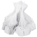 100-pack pappersetiketter / prislappar med snöre White 2.4 x 1.4 cm White White 2.4 x 1.4 cm