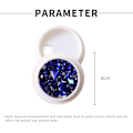 Miniatyrbillede 2 af 5: 6 æsker flade negle rhinestones negle sten glas krystal rhinestone negle 3d negle sten negle diamant negle smykker neglekunst dekoration DIY proces