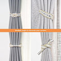 Pikkukuva 4 / 5: 2 kpl Verhotarrat Nordic Simple Style Vahva Magneetti Beige+White