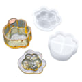 Miniatyrbillede 1 af 6: Harpiksforme Kattepote Form Æske Epoxy Form DIY Harpiksstøbt Sød Kattepote Beholder Silikonform til Opbevaring af Små Ting