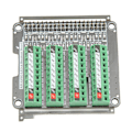 Miniatyrbild 4 av 8: Terminalblock Breakout Board LED-lampa 3.3V 3A Terminalblockmodul för RPi A+3A+B+2B 3B 3B+4B