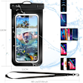 Miniatyrbild 2 av 5: Vattentätt phone case Undervattensvattentätt - paket med 2 7 tums DUBBELT FÖRSEGLADE Vattentätt phone case Phone case för iPhone 13 Pro
