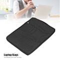 Miniatyrbild 5 av 8: Laptopfodral Svart Polyester Notebook Dator Skyddande Väska Tillbehör för MacBook 11.6 tum