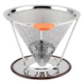 Miniatyrbild 2 av 2: Kaffe filter Slow Drip Kaffe filter Återanvändbar Singel servering Kaffe bryggare(125mm Stöd)