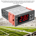 Miniatyrbilde 5 av 6: Temperaturregulatorbryter Akvarium Maskin Elektronisk Digital Display Mikrodatamaskin AC110~220V