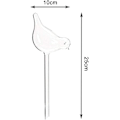 Miniatyrbillede 2 af 5: 10 stk. Glas Selvvandede, Transparente Fugleformede Kugler Plante