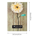 Miniatyrbillede 1 af 2: 3D Blomster Vægskulptur til Soveværelse, Dekorativt Billede til Stue, Hjemmevægsdekoration