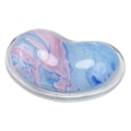 Miniatyrbild 1 av 5: Ergonomisk silikon handledsstöd för mus, transparent handledsstöd, hjärtformad genomskinlig cool handkudde