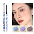 Miniatyrbillede 1 af 5: 2 stk. Glitter Sparkle Shimmer Blå & Pink Gel Eyeliner Makeup Pen Sæt, Farverige Sparkle Eye Liner Pen Vandfast Smudssikker Langvarig