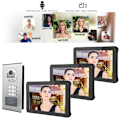 Miniatyrbild 3 av 8: 9-tums Smart Touchscreen Trådlös WIFI Intercom Dörrklocka System Videomonitor App 100-240V EU