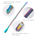 Miniatyrbillede 4 af 5: Neglebåndspusher Sæt Aceton/Gel/Neglelakfjerner 3 stk Neglebåndsskrabere Fingre & Tæer Ren Manicure Værktøjer Neglebåndspleje til Kvinder