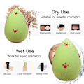 Miniatyrbillede 2 af 5: 5 stk. Makeup Svampe Sæt, Foundation Blanding Skønhedssvamp, Multifarvede Makeup Svampe