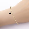 Miniatyrbillede 4 af 6: Rustfrit Stål Kædearmbånd og Anklets til Mænd Kvinder, Armbånd (15+5cm), Anklet (21+5cm) Justerbar