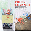 Miniatyrbild 6 av 8: Diverse Chip Bag Clips Utility Pack om 30 - PVC 2 tums belagd färgglad försegling för att försegla mat - pappershållare, klädselklämma för att hänga tvätt,