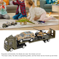 Pikkukuva 7 / 8: 4 kpl setti 1: 64 Alloy Engineering Car Vehicle Playset Set Simulointi Rakennusperävaunu Tyyppi C