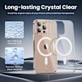 Miniatyrbild 3 av 3: iPhone 16 Pro - Magsafe Stötdämpande Skal Transparent Transparent