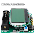 Miniatyrbillede 1 af 2: M8 Transistor Tester Induktans Kondensator PNP NPN Diode ESR Meter Multifunktionel Tester