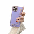 Miniatyrbillede 1 af 5: Gem Firkløver Græs Kæde Etui Til Apple 12 11 Pro Max X Etui
