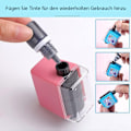 Miniatyrbilde 4 av 5: Oppbevaringsboks for matematiske stempeladdisjon + en flaske blekk