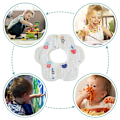 Miniatyrbilde 4 av 5: Åtte-lags baby-spylesmekke 360 graders baby-blomsterblad-smekke