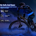 Miniatyrbild 3 av 5: USB-laddningsbar LED-bälte, cykling och bergsklättringsutrustning