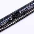 Miniatyrbillede 4 af 5: Vintage læder PU kant magnet spænde armbånd