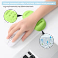 Miniatyrbillede 4 af 5: Håndledsstøtte i memory foam Blød gel ergonomisk musepude håndledsstøtte egnet til mus, spil, computer, bærbar, kontor