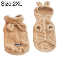 Pikkukuva 2 / 6: Vahva huppuinen ja paksutettu ranskalainen bulldog-fleece-takki koiralle, lämmin ja mukava fleece