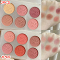Miniatyrbillede 2 af 5: 3 stk. pudderrougepalette, kontur og highlight pudderrougepalette mat pudderrouge