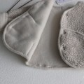 Miniatyrbillede 4 af 7: Pige Fleecejakke med Knapper, Falsk Lammeskind, Tyk Yderbeklædning med Lommer (Aprikos)