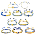 Miniatyrbild 7 av 11: Ukraina Stickade Armband Justerbart Ukraina Fredsarmband V4O1 S8M4 Z1O4 N6Y9 C One size