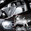 Miniatyrbild 5 av 11: T10 LED 6SMD 5630 Super Bright W5W 194 168 2825 Bil Sido Backup Lampor J2L3-AU-