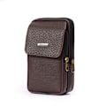 Miniatyrbild 6 av 11: Herr Bältesögla Dragkedja Multi-Fickor Midjeväska Liten Midjeväska Pouch Horizontal black One-size