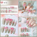 Miniatyrbild 1 av 11: Burst Flash Isblå Aurora Bärbara Nagelstickers Långvariga A73 24pcs