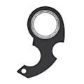 Miniatyrbild 9 av 11: Nyckelring Spinner | Fidget Toy By Key Spinz Hand Spinner Anti;An transparency one-size