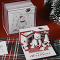 Miniatyrbild 10 av 11: 3D kalender papper carving anteckningar Jul Björn Anteckningsblock` T7J1 V6X2