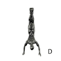 Miniatyrbild 1 av 11: Kreativ Klättrande Man Resin Järntråd Vägg Hängande Figurer Scul Ny Y9 blackD 20*6.5cm