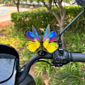 Miniatyrbild 5 av 11: Fjäril 3D Fjäril Bildekoration Elcykeldekor Blå B Style 2 1pc