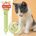 Miniatyrbild 9 av 11: Kattsked för remsfoder Rengöringsbar Sked Lätt att Pressa Med Kortplats Förhindra Spill Squeezer Cereal Y7s6 white 1pcs