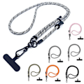 Miniatyrbild 9 av 11: Justerbar Längd Mobiltelefon Halsband Snodd För iPhone 13 15 Pro 14 Max.UK gray 10mm