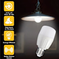 Miniatyrbild 3 av 11: E27 Ljudradar Rörelsesensor LED Natt 5W 9W Vita Lampor Glödlampa USN 7w one-size