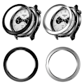 Miniatyrbild 11 av 11: Skyddande ram för Xiaomi Watch S4/S4 G9N8 Z9J5 Silver for Xiaomi Watch S4
