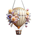 Miniatyrbild 10 av 11: Solarlampa i form av luftballong med fladdrande låga, utomhusbruk C 1pcs