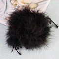 Miniatyrbild 9 av 11: Kalkonfjäderremsa Fluffig Boa 2M Dam Party Bröllopsdekor DIY Hantverk. red one-size