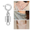 Miniatyrbild 9 av 11: Silver Guld Magnetlås Krok För DIY Armband Halsband Smycken HOTN F0J5 Golden One size