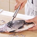 Miniatyrbild 9 av 11: Kokosnötsrivare i rostfritt stål för frukt och grönsaker, köksredskap med halkfri bas P8t6