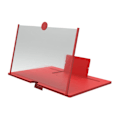 Miniatyrbild 1 av 11: Mobiltelefon Skärmförstorare Utdragbar Hd Video Mobil Skrivbord Lazy Telefonstativ Förstoringsglas 10\" E5s7 Red 1 PCS