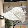 Miniatyrbild 11 av 11: Sommar Dam Hinkhatt UV-skydd Bred Brim Strand Solhattar Tomma Toppar A5 white one-size
